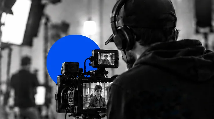 Kameraman při natáčení edukačního videa OneSafety.